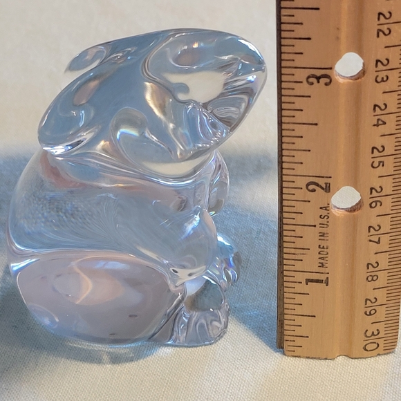 Vintage BACCARAT Crystal Rabbit Figurine. - Picture 6 of 9